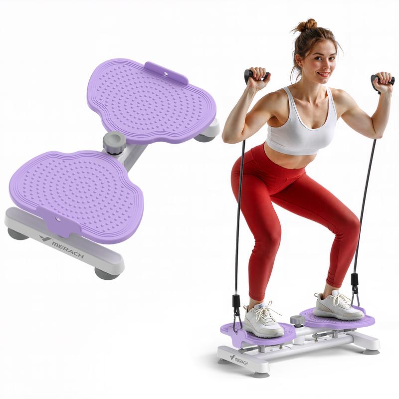 Waist Twist Machine Slim Waist and Toned Abs Waist Twister Can Stand with Feet Apart Double Non-slip No Noise Use Exercise Equipment Abdominal Roller Workout
