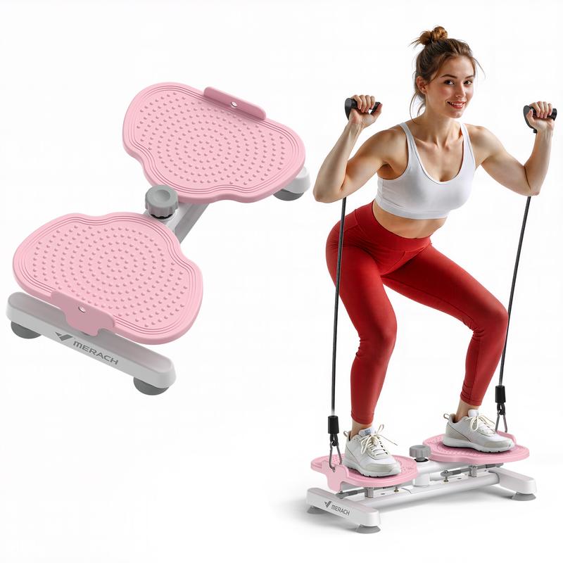 Waist Twist Machine Slim Waist and Toned Abs Waist Twister Can Stand with Feet Apart Double Non-slip No Noise Use Exercise Equipment Abdominal Roller Workout