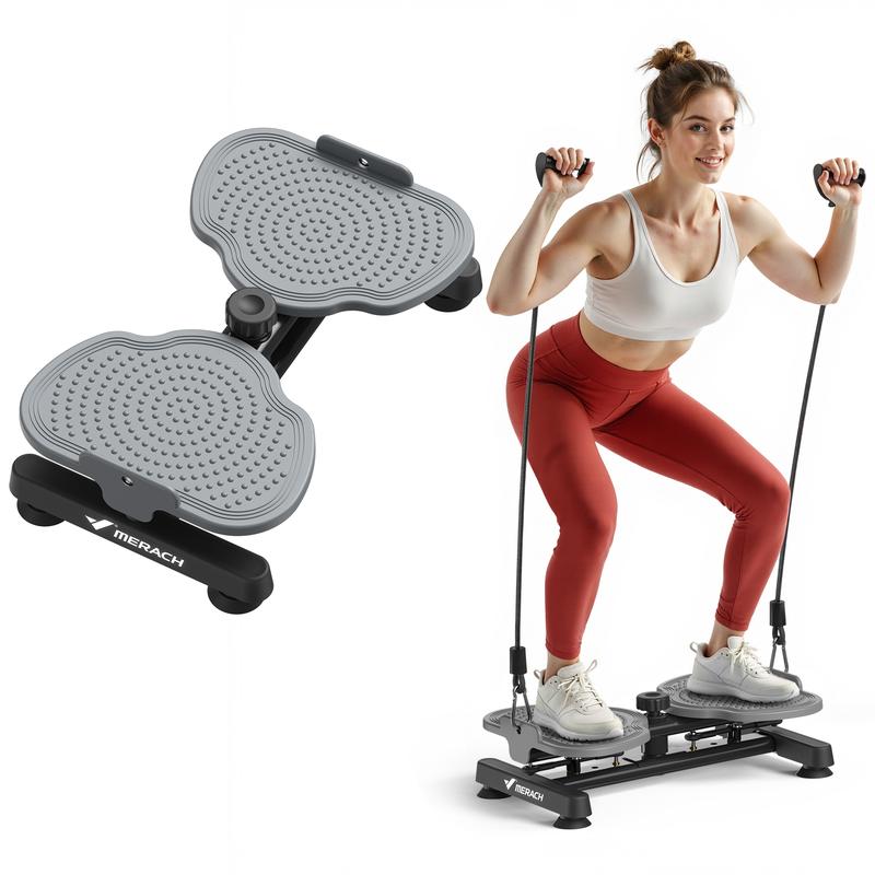 Waist Twist Machine Slim Waist and Toned Abs Waist Twister Can Stand with Feet Apart Double Non-slip No Noise Use Exercise Equipment Abdominal Roller Workout