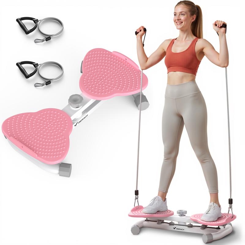 Waist Twist Machine Slim Waist and Toned Abs Waist Twister Can Stand with Feet Apart Double Non-slip No Noise Use Exercise Equipment Abdominal Roller Workout