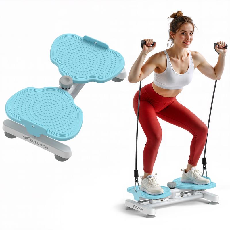 Waist Twist Machine Slim Waist and Toned Abs Waist Twister Can Stand with Feet Apart Double Non-slip No Noise Use Exercise Equipment Abdominal Roller Workout