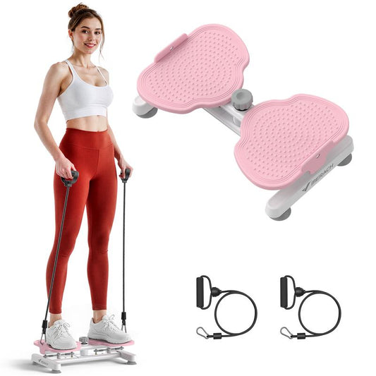 Waist Twist Machine Slim Waist and Toned Abs Waist Twister Can Stand with Feet Apart Double Non-slip No Noise Use Exercise Equipment Abdominal Roller Workout