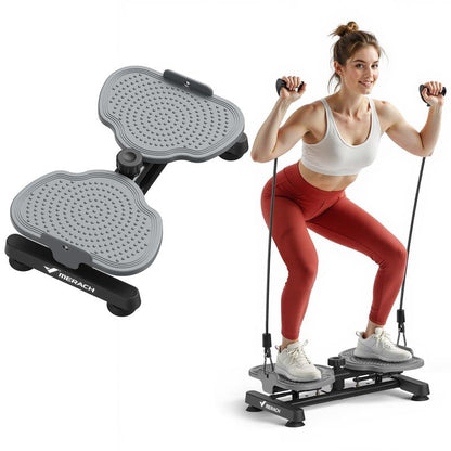Waist Twist Machine Slim Waist and Toned Abs Waist Twister Can Stand with Feet Apart Double Non-slip No Noise Use Exercise Equipment Abdominal Roller Workout